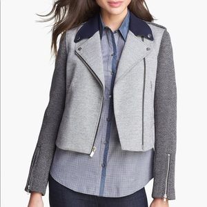 Theory Adashi K cityscape Wool Moto jacket XS/P/0
